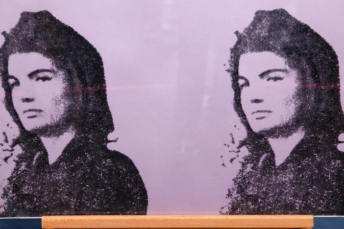 Appraisal: 1966 Andy Warhol "Jackie II" Artist's Proof from El Paso Hour 1.