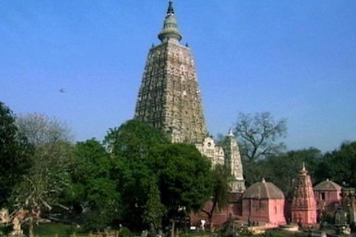 Siddhartha sat down in the shade of the Bodhi tree and began to meditate.