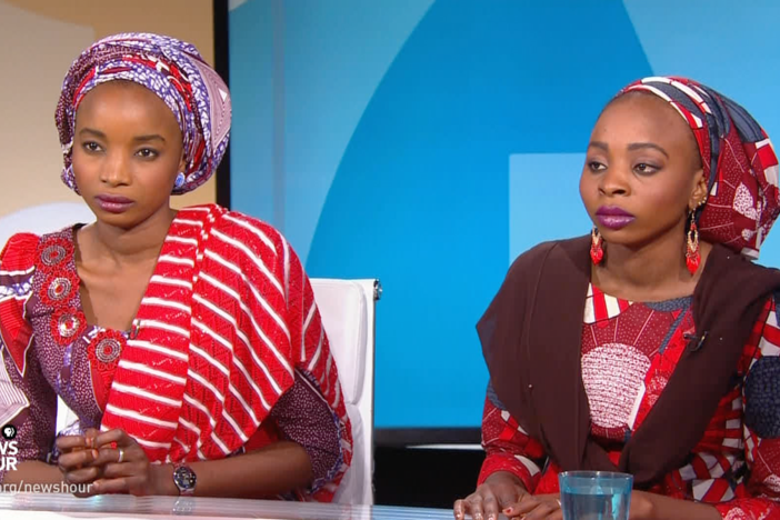 Ya Kaka and Hauwa join Judy Woodruff to recount their harrowing experiences.