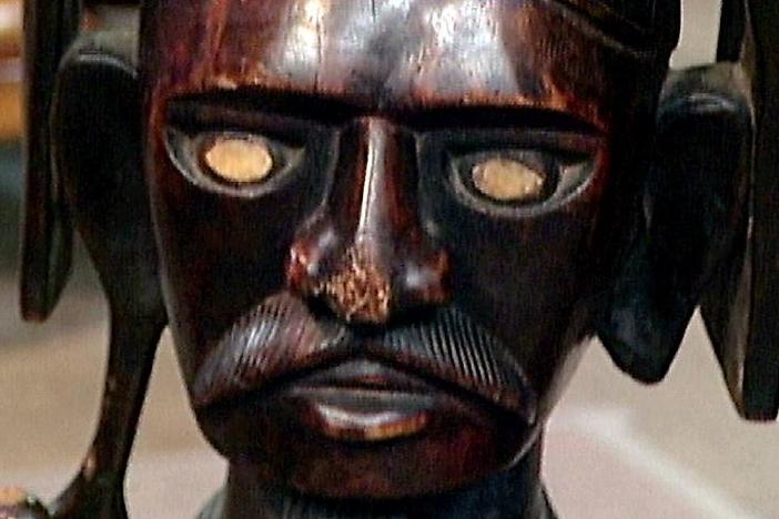 Appraisal: Contemporary West African Figures, from Vintage Houston.