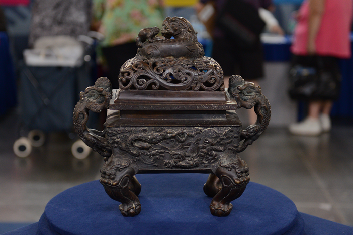 Appraisal: Ming-style Bronze Censer, ca. 1835, in Virginia Beach Hour 3.