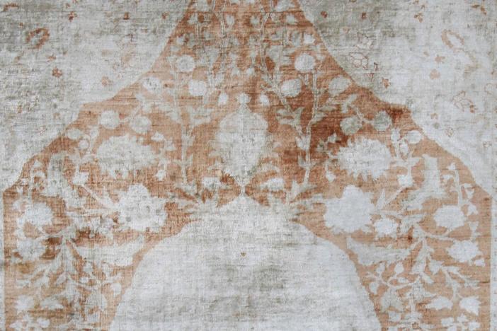 Appraisal: Late 19th C. Persian Tabriz Silk Rug, from Des Moines Hour 2
