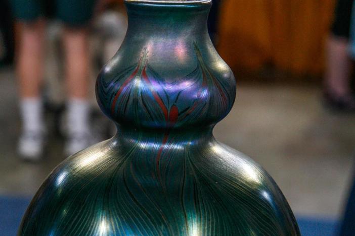 Appraisal: Tiffany Glass Vase, ca. 1895