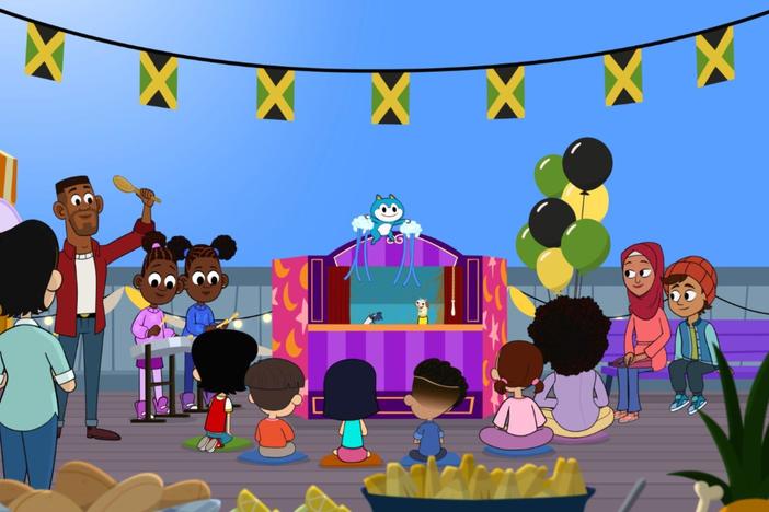 Liana has a problem with a school art project. /Luke and Lyla put on a puppet show.