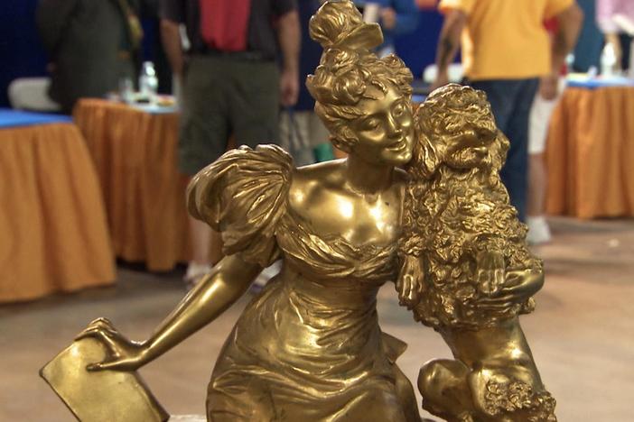 Appraisal: Georges Van der Straeten Sculpture, ca. 1890, from Albuquerqu, Hour 3.