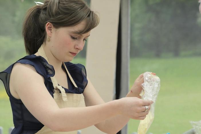 With bread, biscuits and cakes complete, the bakers must now prove their pastry skills.