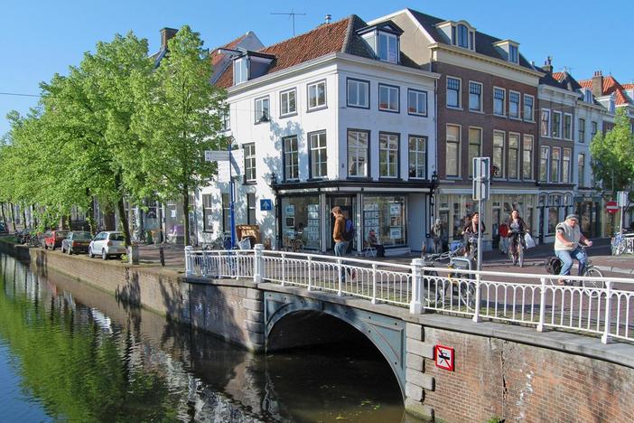 Laced with tranquil and picturesque canals, Delft would easily win the cuteness contest. 