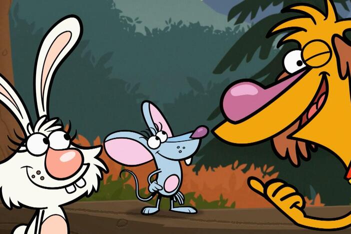 Nature Cat and his friends are going to follow the map to Bad Dog Bart's treasure!
