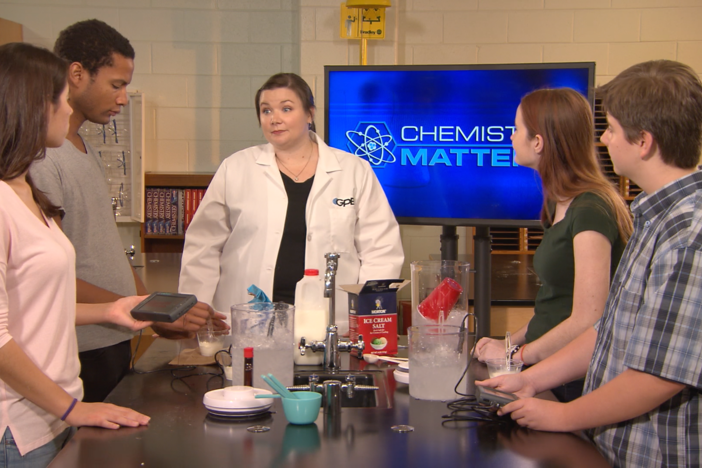 The host discusses two of the colligative properties.