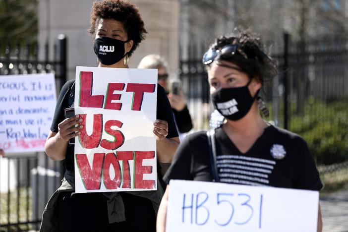 Black corporate leaders condemn Georgia voting law for 'disproportionate' access to ballot