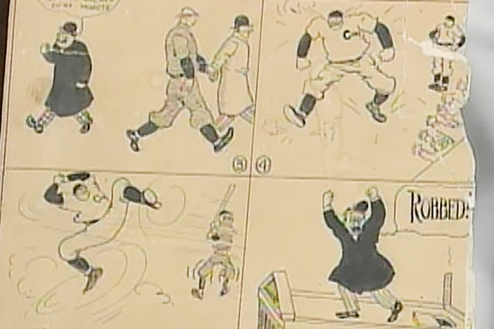 Appraisal: Orvie Overall Album & Cartoon, ca. 1910, in Vintage Portland.