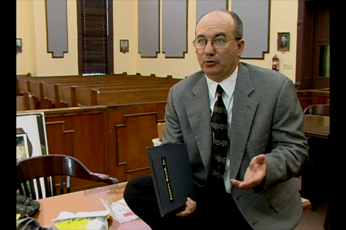 Prosecuting attorney, Guy James Gray, describes evidence he prepared in the James Byrd...