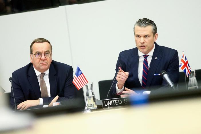 Hegseth tells NATO Ukraine membership unlikely as Trump says Putin will discuss ending war