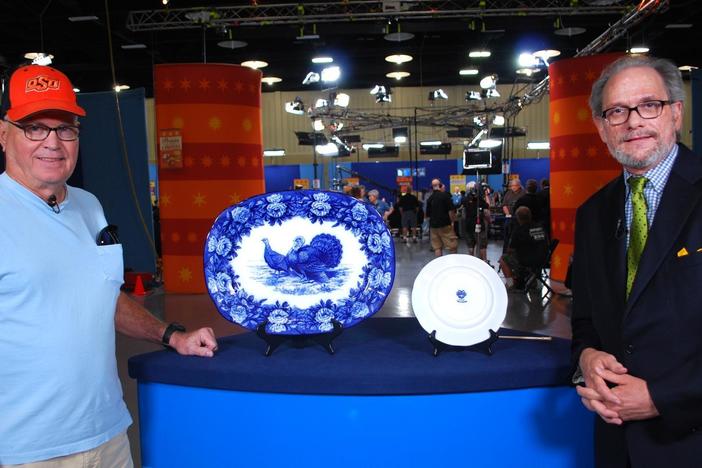 Tulsa Web-Exclusive Appraisal: Villeroy & Boch Turkey Platter and Plate, ca. 1900