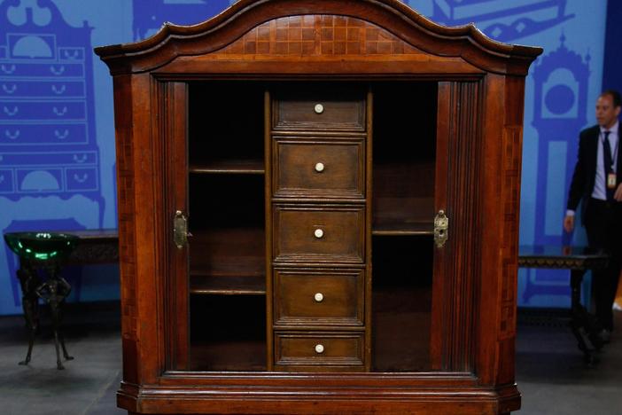 Appraisal: German Cabinet & Chest, ca. 1750, from Cincinnati Hour 3.