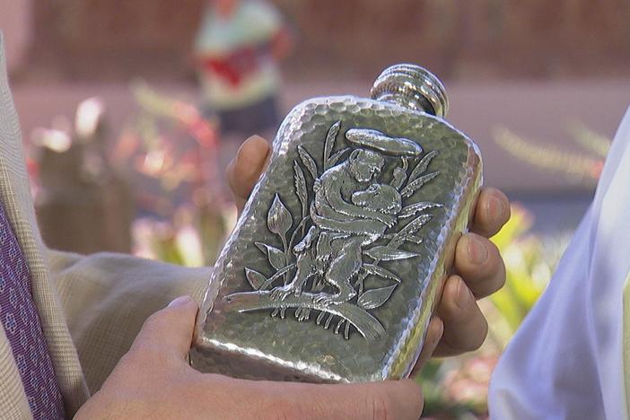 Appraisal: 1881 Tiffany & Co. Japonesque Flask