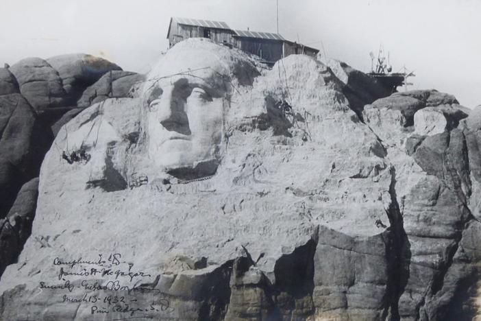 Appraisal: 1932 G. Borglum Letter & Signed Photo, from Rapid City Hour 2.