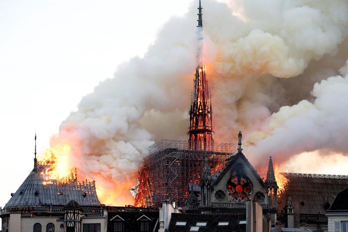 'Catastrophic fire' inflicts major damage on Notre Dame Cathedral