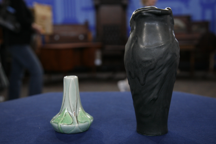 Appraisal: Two 1902 Van Briggle Vases
