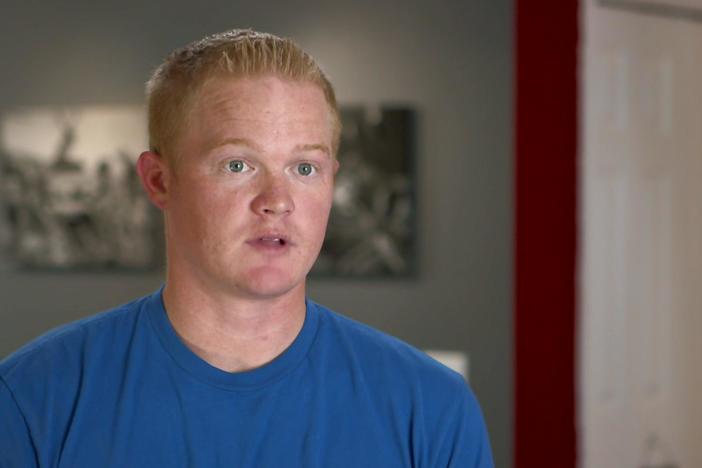 Justin Gaertner's new house has helped him restart his life and take on new adventures.