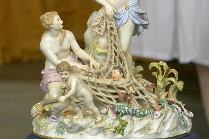 Appraisal: Meissen Porcelain Figurine, ca. 1875, from Rapid City Hour 3.