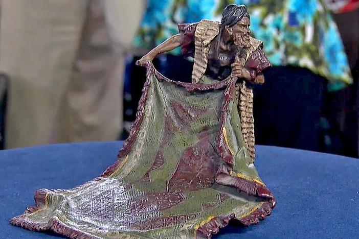 Appraisal: Franz Bergman Austrian Cold Paint Bronze Figure from Jacksonville Hour 3.