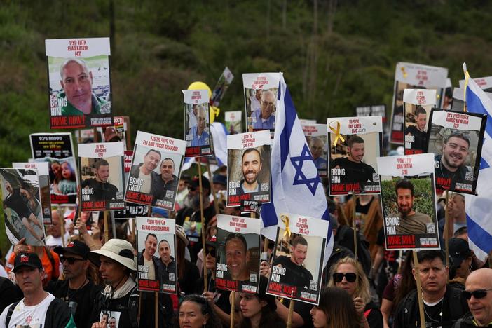 Family members of hostages offer opposing perspectives on war in Gaza