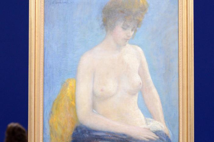 Appraisal: 1908 Hans Olaf Heyerdahl Painting, from Bismarck Hour 3.