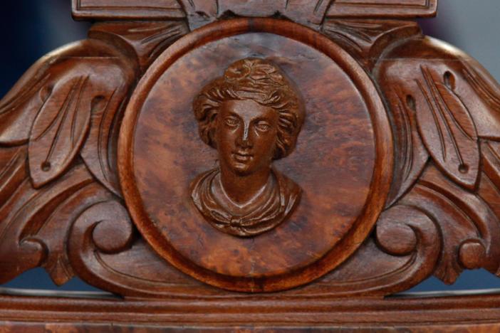 Appraisal: American Walnut Settee, ca. 1870, from Tulsa Hour 2