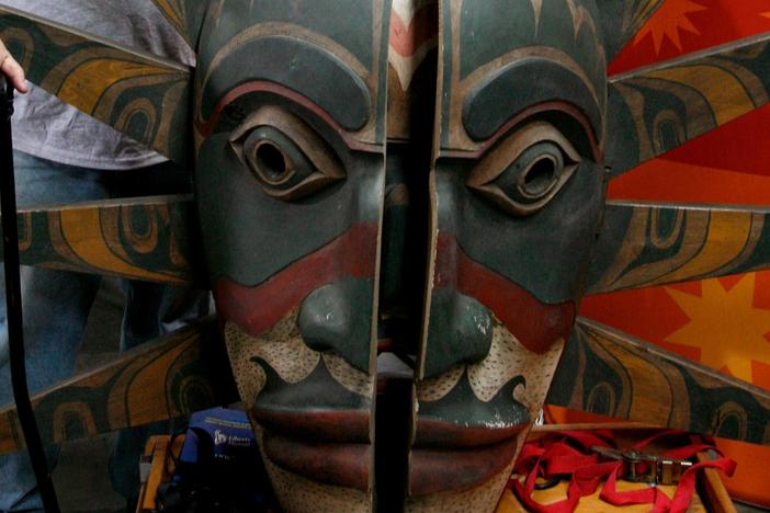 Appraisal: Kwakiutl-Style Transformation Mask, from Baltimore Hour 2.