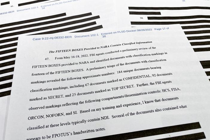 News Wrap: US intelligence reviewing security risks of Mar-a-Lago documents