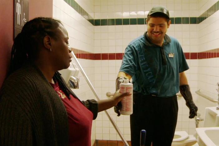 Erik begins working at Burger King. 