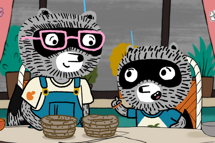 Carl turns his boredom into fun with his Mama by making clay pots to hold his collections.