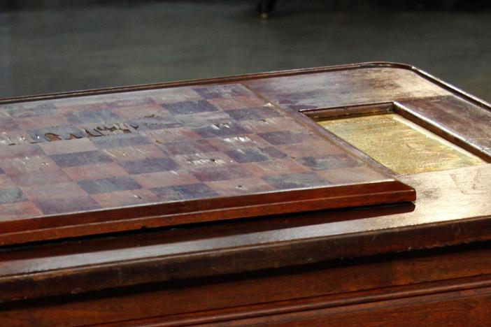 Appraisal: New Orleans Chess Table, ca. 1870, from Survivors.