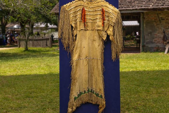 Appraisal: Kiowa Beaded & Fringed Dress, ca. 1895