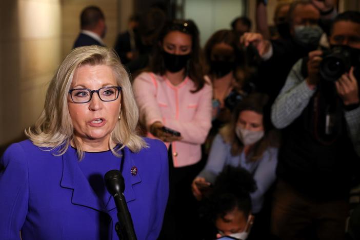 Cheney remains defiant after ouster from GOP leadership spot as party mulls replacement