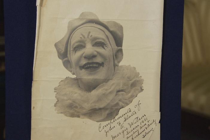 Appraisal: 1921 John F. Slater-signed Chief Clown Photo