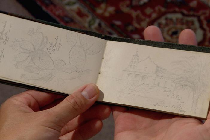 How did these pencil sketches help define the shape of America?