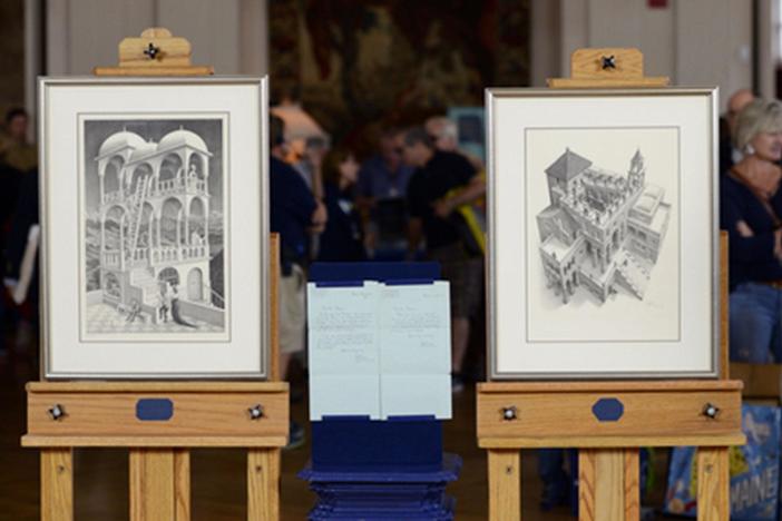 Appraisal: 1958 & 1960 M.C. Escher Lithographs, in Newport, Part 6.