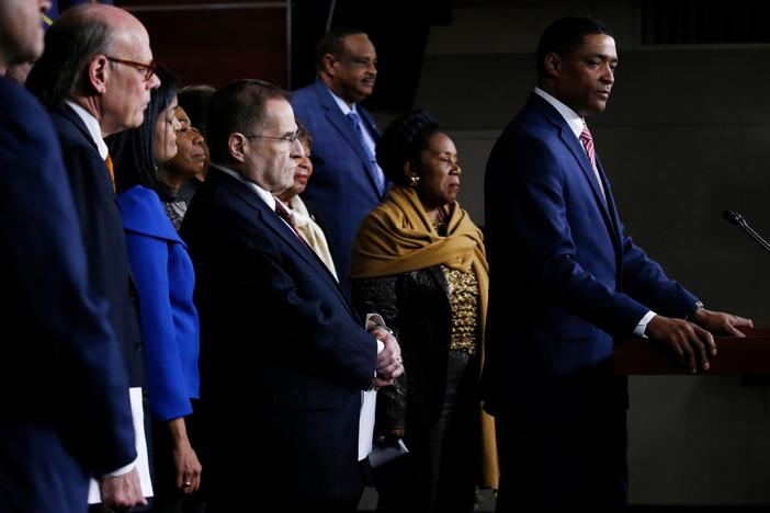 The Congressional Black Caucus called for censuring President Trump over crude remarks.