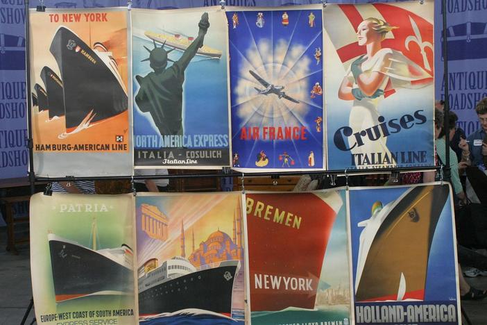 Appraisal: 20th-Century Art Deco Travel Posters, in Vintage Oklahoma City.