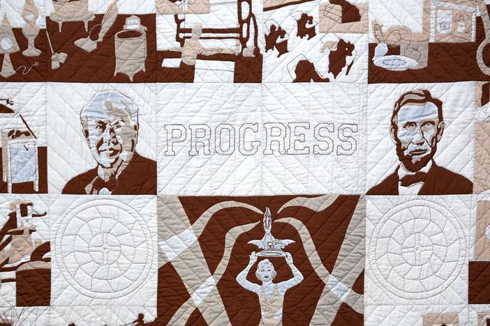 Appraisal: Century of Progress Quilt, ca. 1933, in Harrisburg Hour 3.