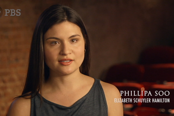 Phillipa Soo, who plays Eliza Schuyler in Hamilton, discusses how Eliza met Alexander. 