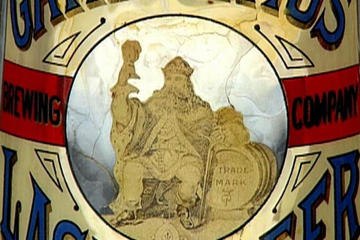Appraisal: Gambrinus Advertising Beer Stein, ca. 1880, from Vintage San Francisco.