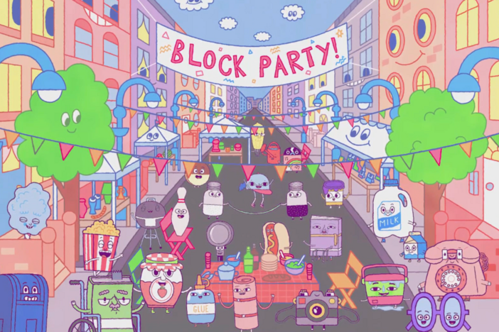 Watt and Windy sing a cool summertime jam about a local block party in Brickland.