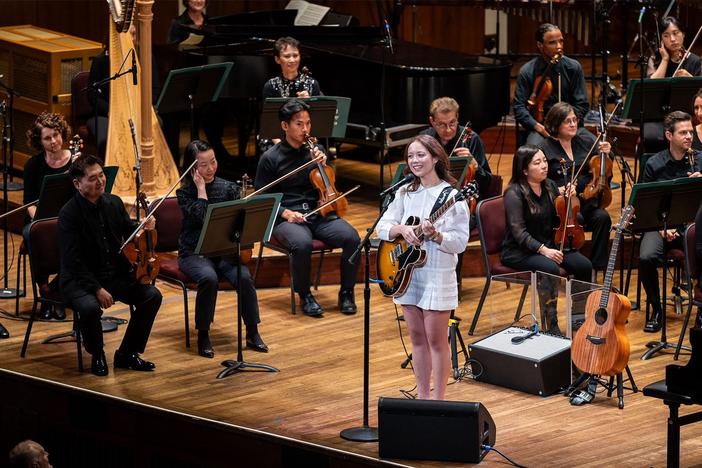 Jazz artist, Laufey performs her piece "From the Start" with the NSO.