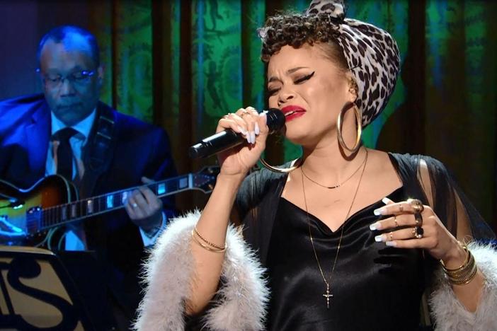 Andra Day sings in "Smithsonian Salutes Ray Charles: In Performance at the White House."