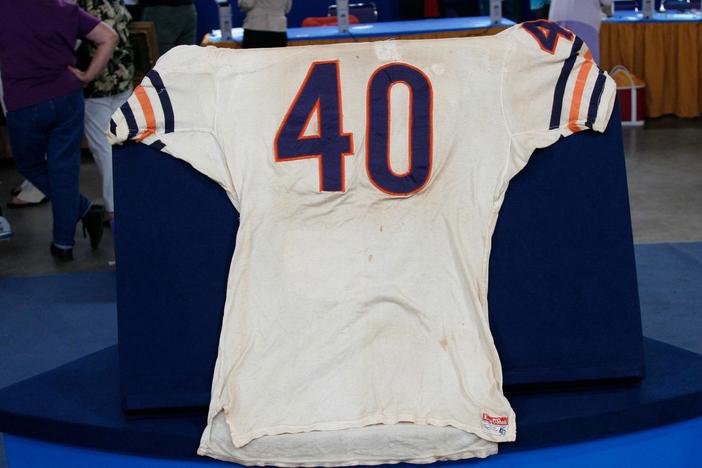 Appraisal: Gale Sayers Game-worn Jersey, ca. 1969