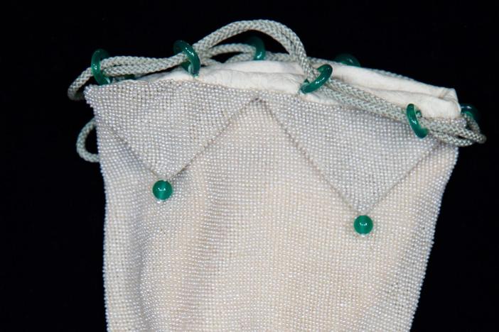 Appraisal: Natural Pearl Satchel, ca. 1915, from Cincinnati Hour 3.