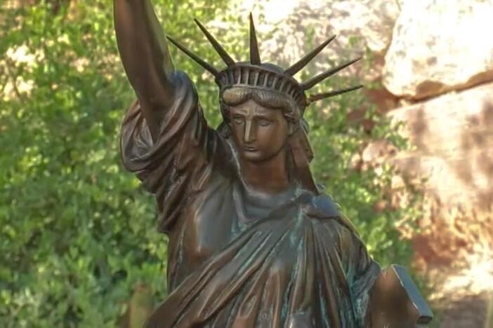 Appraisal: Bronze Statue of Liberty After Bartholdi